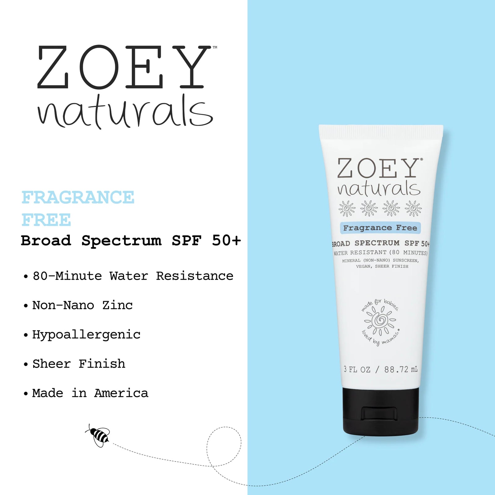 SPF 50+ Sheer Finish Mineral Sunscreen 3 oz