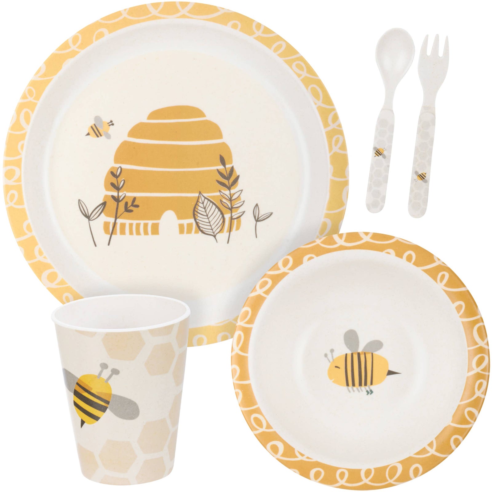 Primitives by Kathy Bee Skep Meal Set