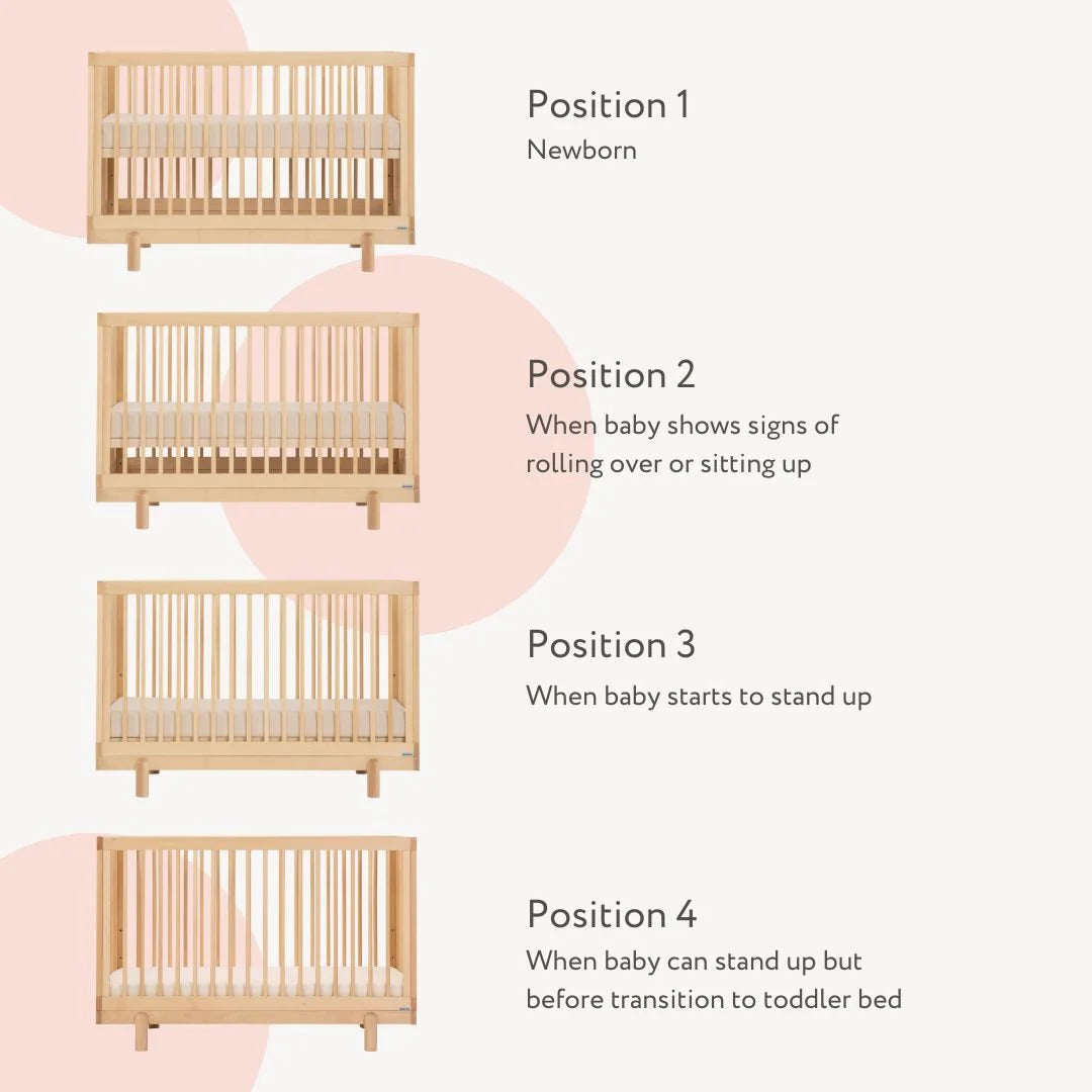 Bliss 4-in-1 Convertible Crib, Natural