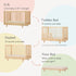 Bliss 4-in-1 Convertible Crib, Natural