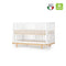Bliss 4-in-1 Convertible Crib, White/Natural