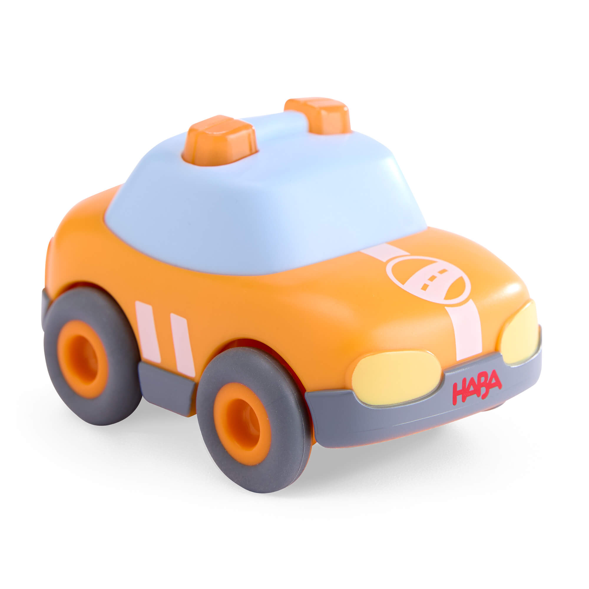 HABA Cars Yellow Pace Car with Momentum Motor - Recycled