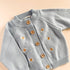 The Blueberry Hill Cotton Bee Embroidered Baby Cardigan