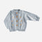 The Blueberry Hill Cotton Bee Embroidered Baby Cardigan