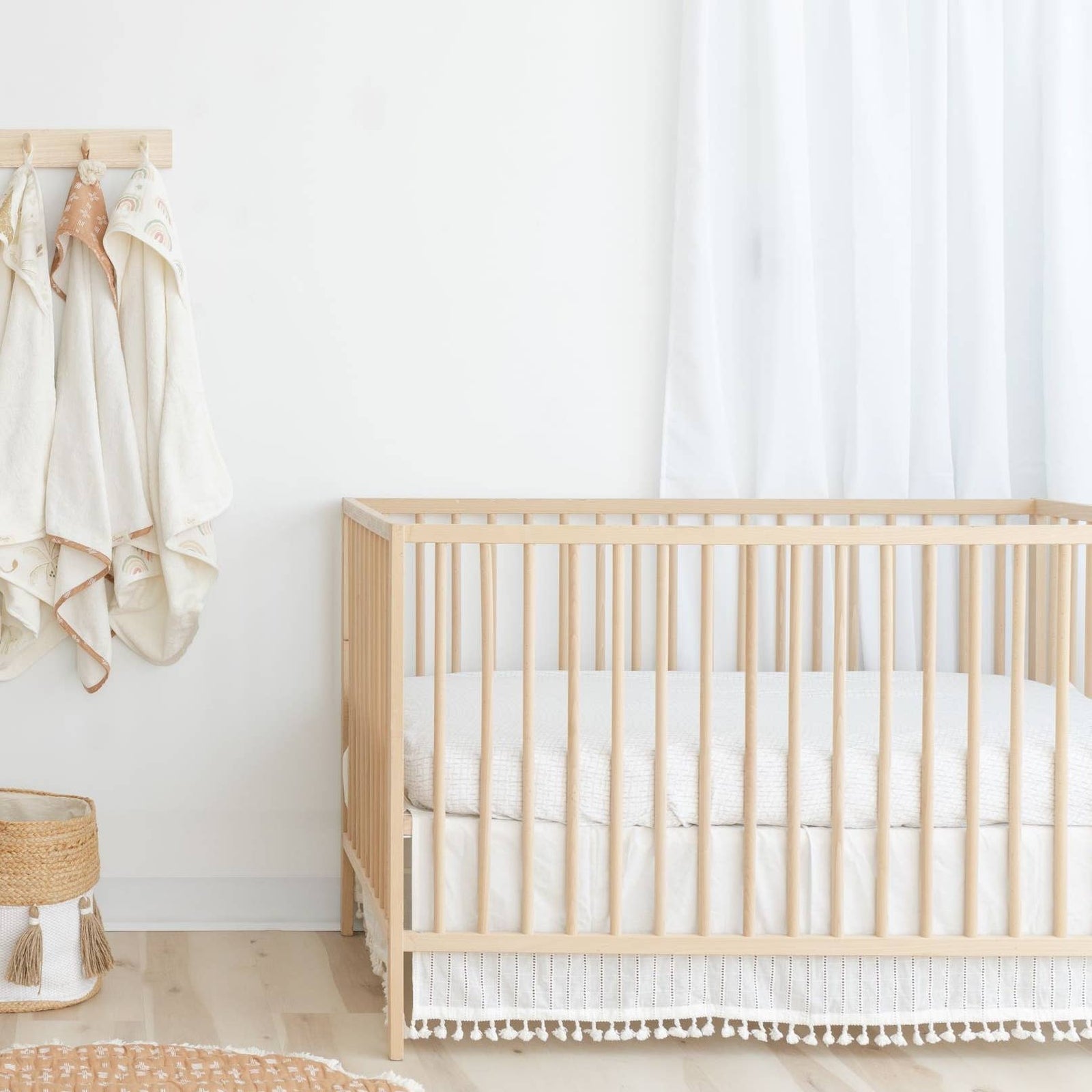 Crane Baby Cove Fitted Crib Sheet (Hashtag)