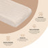 Crane Baby Cove Quilted Change Pad Cover (Neutral Dot)