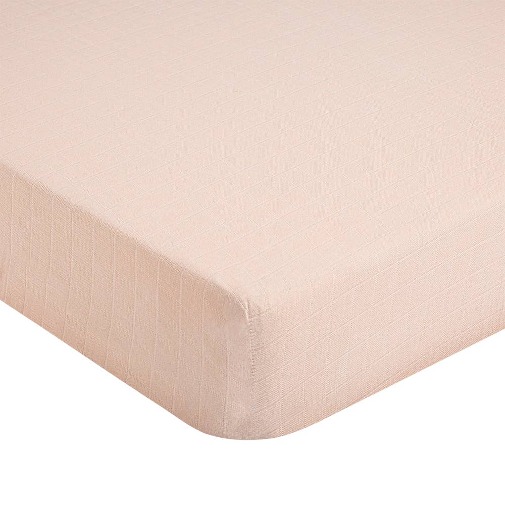 Crane Baby Crib Fitted Sheet - Desert Rose