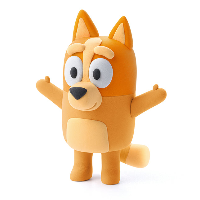 Fat Brain Toys Hey Clay Bluey and Friends -15 Can Modeling Air-Dry Clay