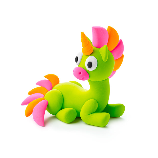 Fat Brain Toys Hey Clay Rainbow Unicorns - 15 Can Modeling Air-Dry Clay
