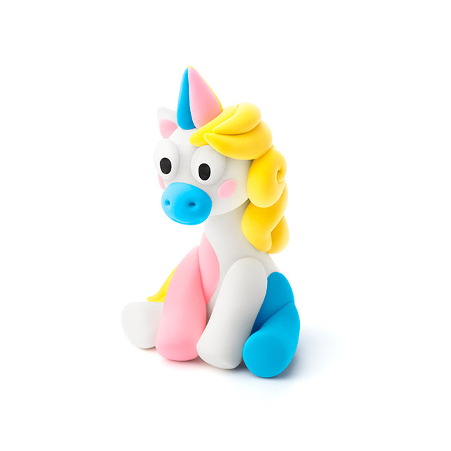 Fat Brain Toys Hey Clay Rainbow Unicorns - 15 Can Modeling Air-Dry Clay