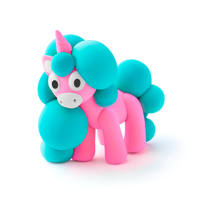 Fat Brain Toys Hey Clay Rainbow Unicorns - 15 Can Modeling Air-Dry Clay