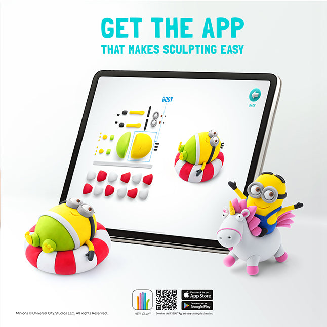 Fat Brain Toys Hey Clay Minions - 15 Can Modeling Air-Dry Clay