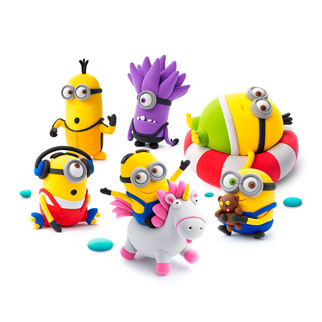 Fat Brain Toys Hey Clay Minions - 15 Can Modeling Air-Dry Clay