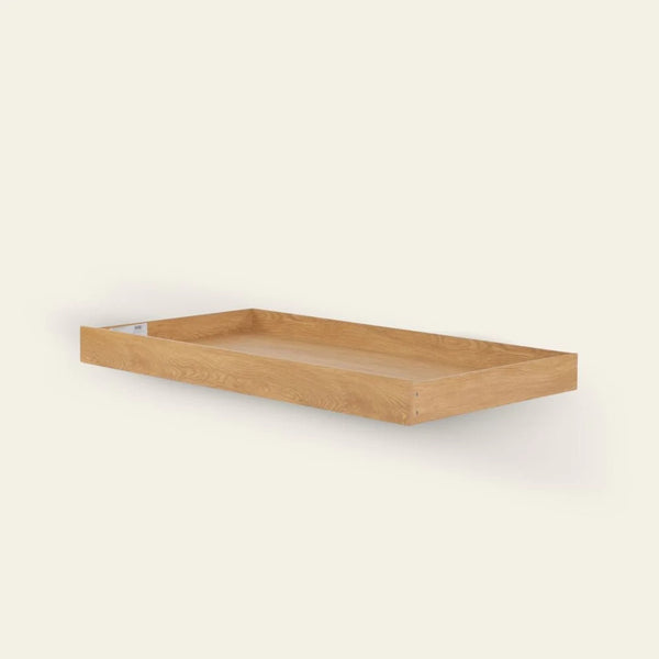 Fun Bed Storage Trundle, Red Oak