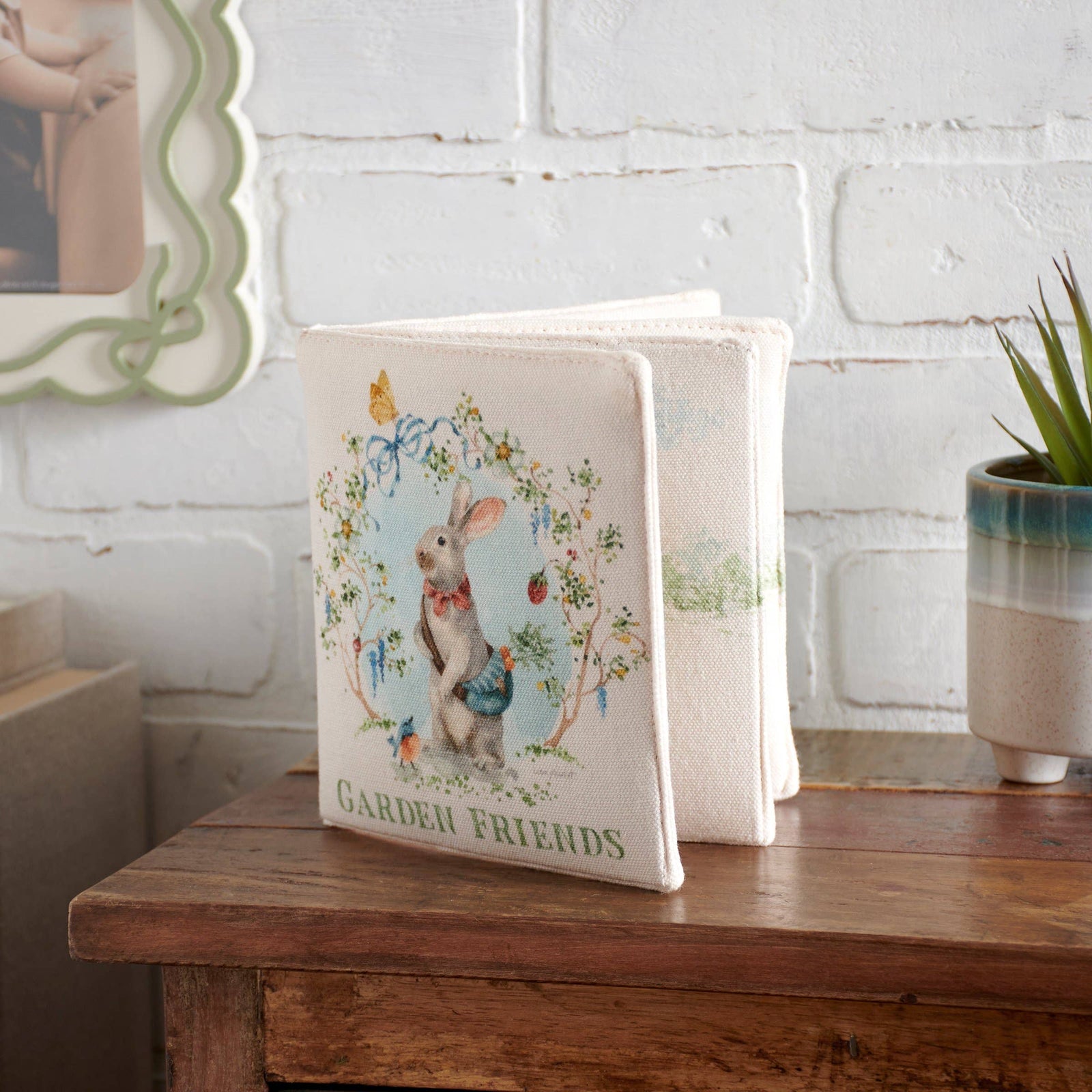 Primitives by Kathy Garden Friends Embroidered Soft Book