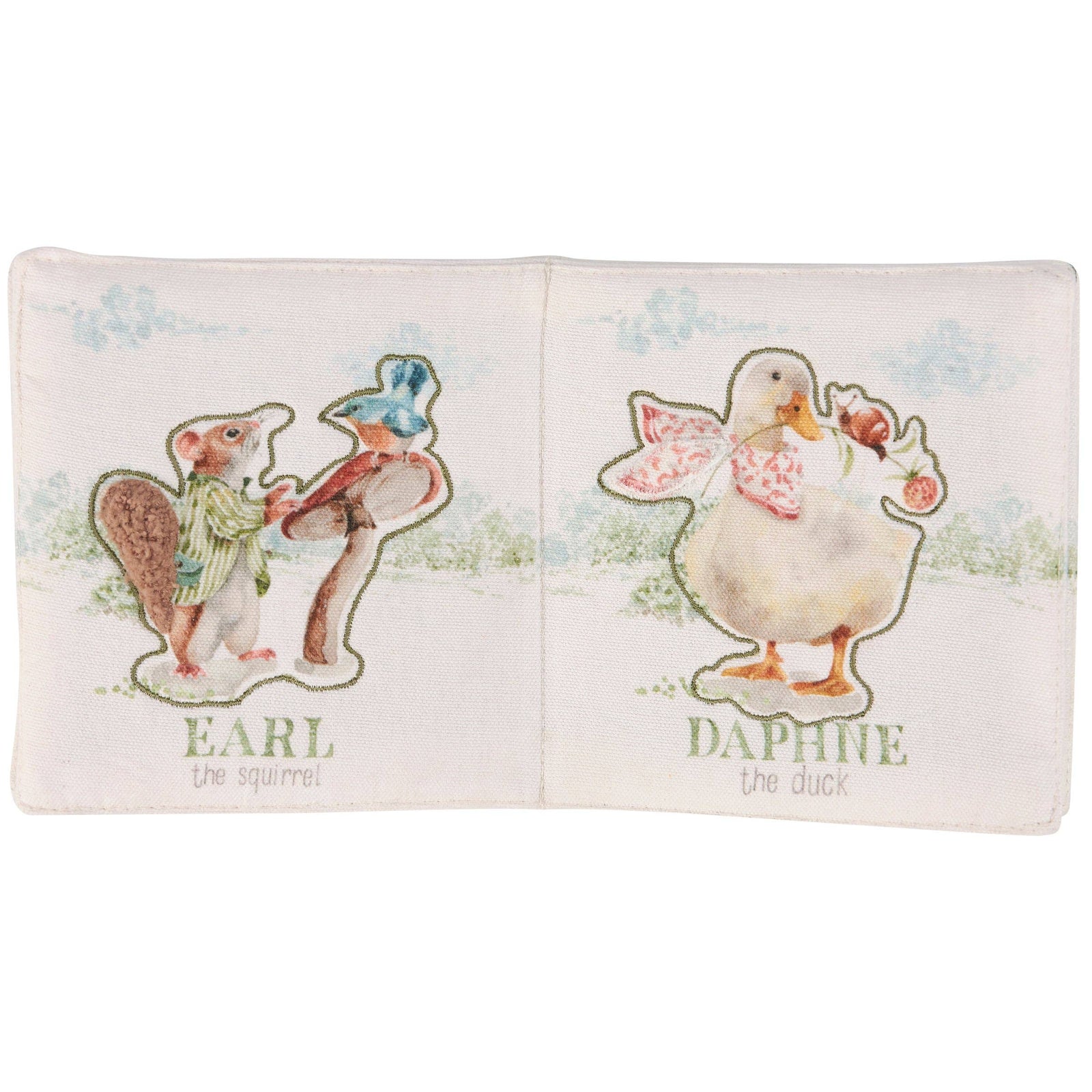 Primitives by Kathy Garden Friends Embroidered Soft Book