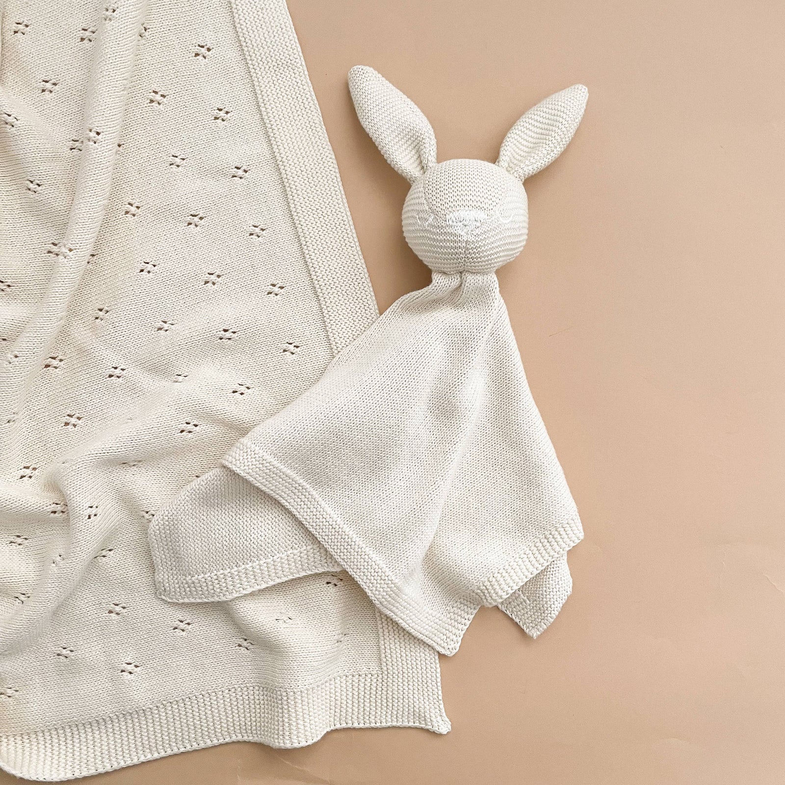 The Blueberry Hill Heirloom Pique Blanket Cream Cotton Baby Embroidery Blanks