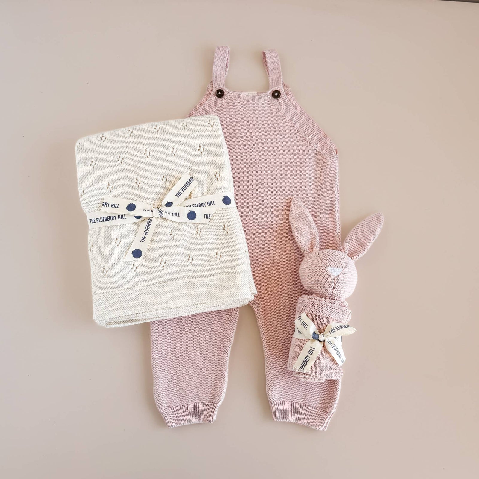 The Blueberry Hill Heirloom Pique Blanket Cream Cotton Baby Embroidery Blanks
