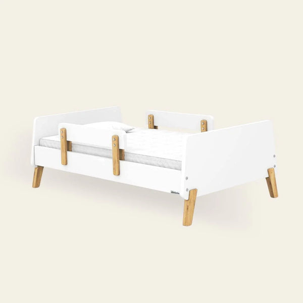 Muse Toddler Bed White/Natural