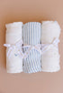 The Blueberry Hill Muslin Swaddle Nautical Ocean Baby Organic Whale Crab Gift