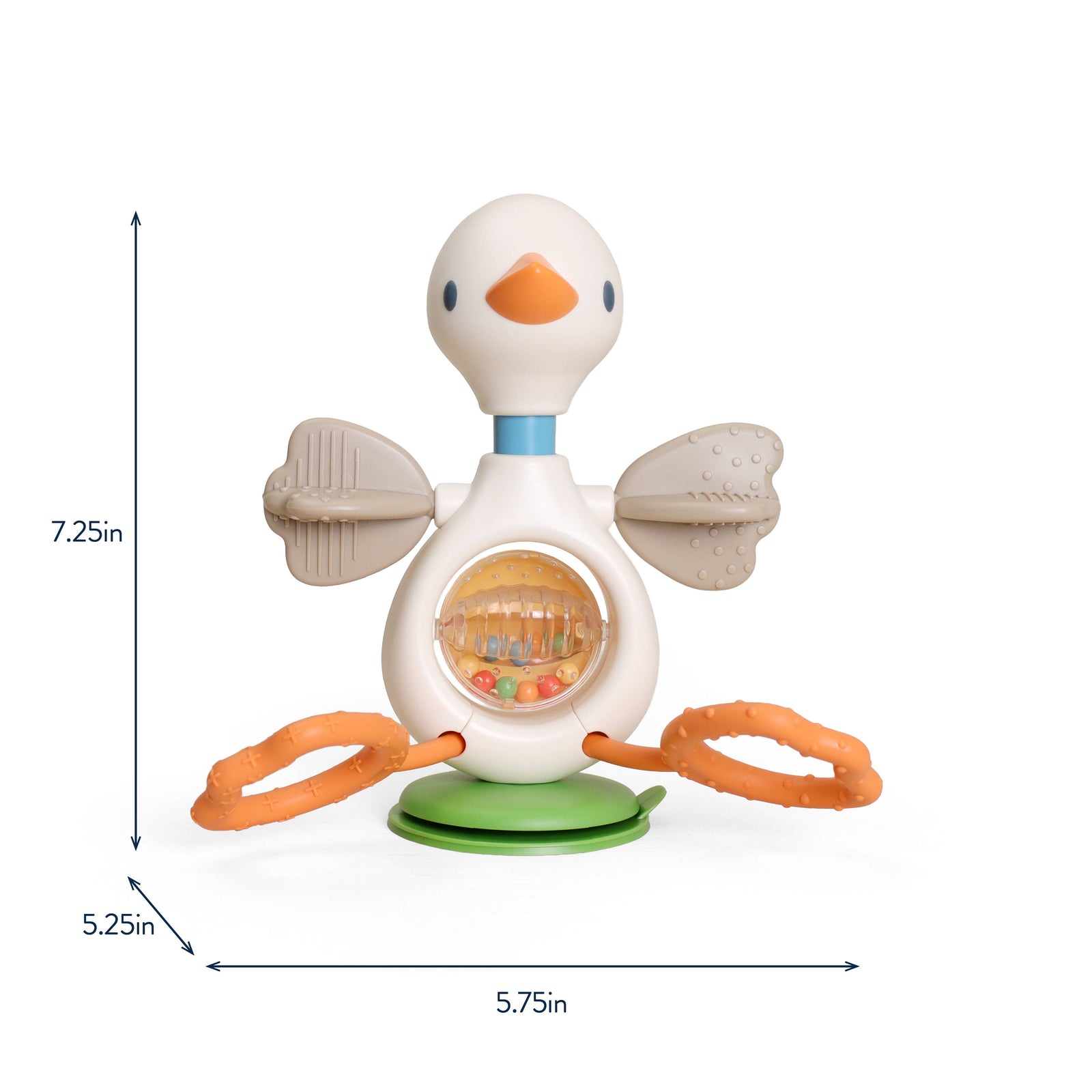 Itzy Ritzy Itzy Twist & Bop™ - High Chair Sensory Toy Goose