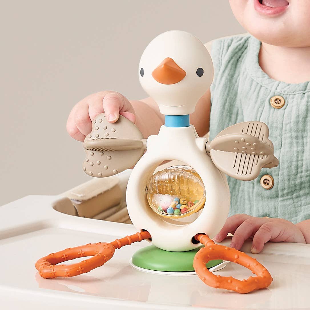Itzy Ritzy Itzy Twist & Bop™ - High Chair Sensory Toy Goose