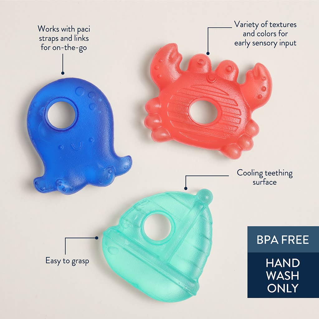 Itzy Ritzy Nautical Cutie Coolers™ Soothing Water-Filled Teethers