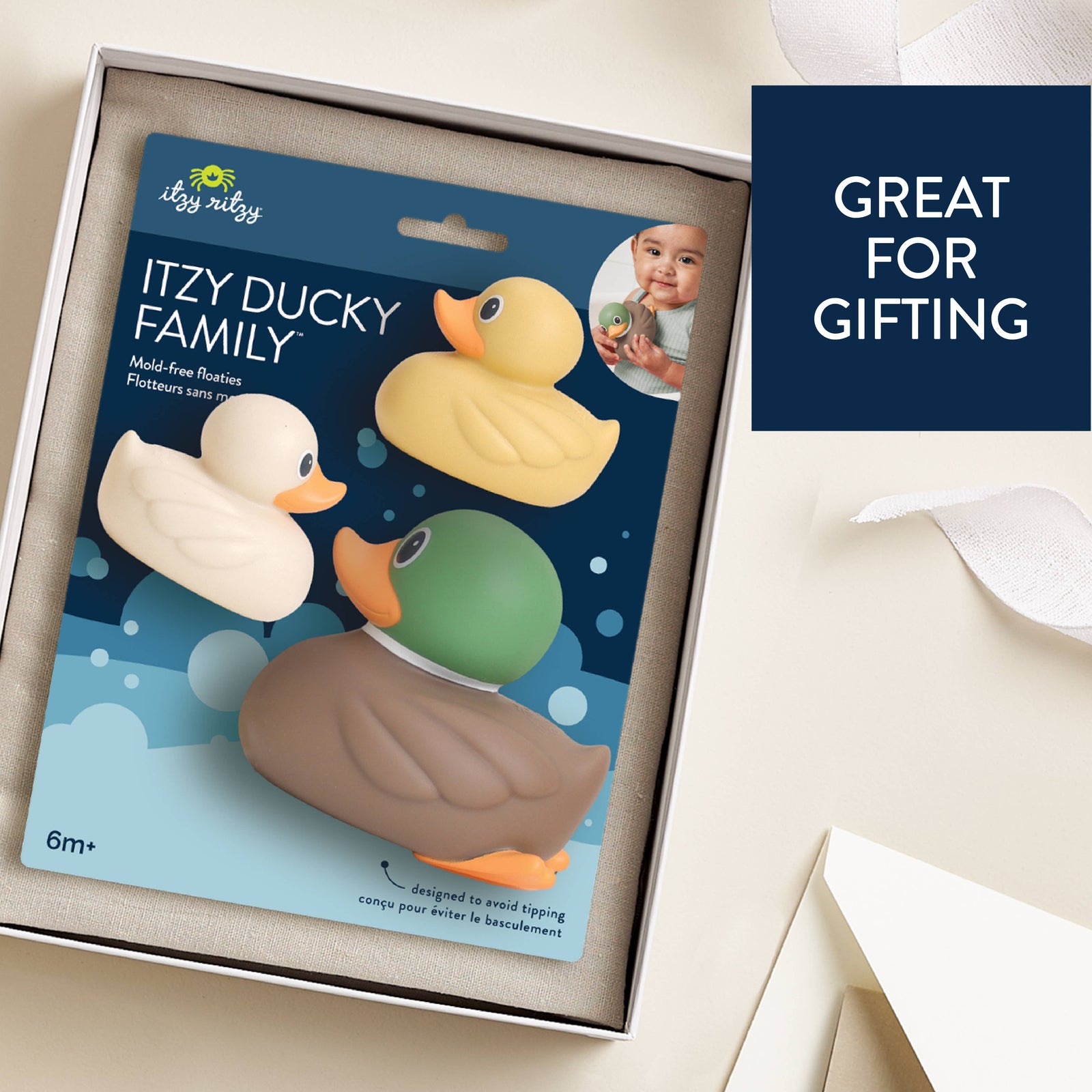 Itzy Ritzy Itzy Ducky Family™ - Bath + Water Table Toys