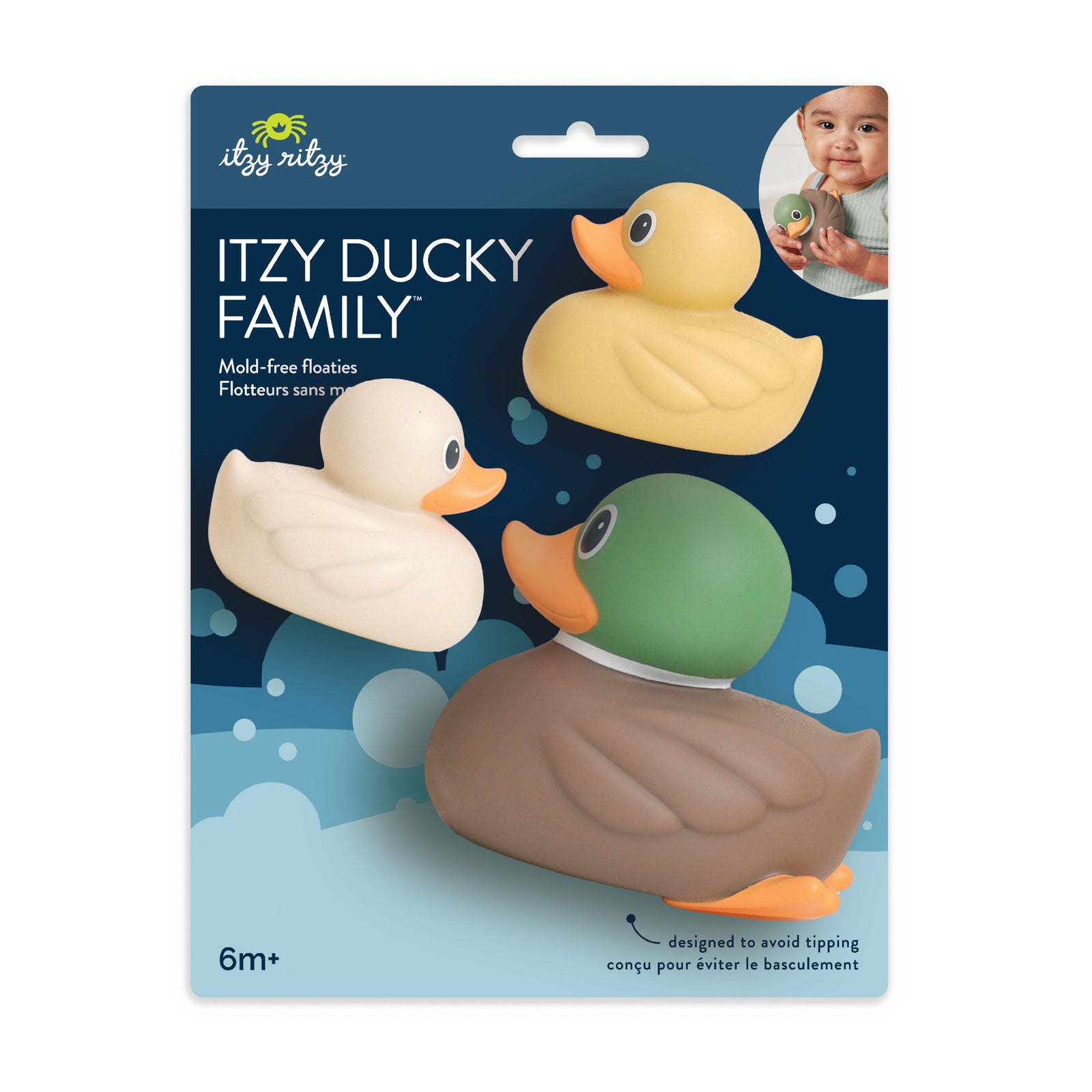 Itzy Ritzy Itzy Ducky Family™ - Bath + Water Table Toys