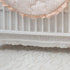 Crane Baby Off-White Lace Scallop Crib Skirt