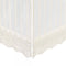 Crane Baby Off-White Lace Scallop Crib Skirt