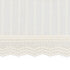 Crane Baby Off-White Lace Scallop Crib Skirt