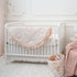 Crane Baby Off-White Lace Scallop Crib Skirt