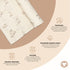 Crane Baby Organic Cotton Bunny Single Swaddle