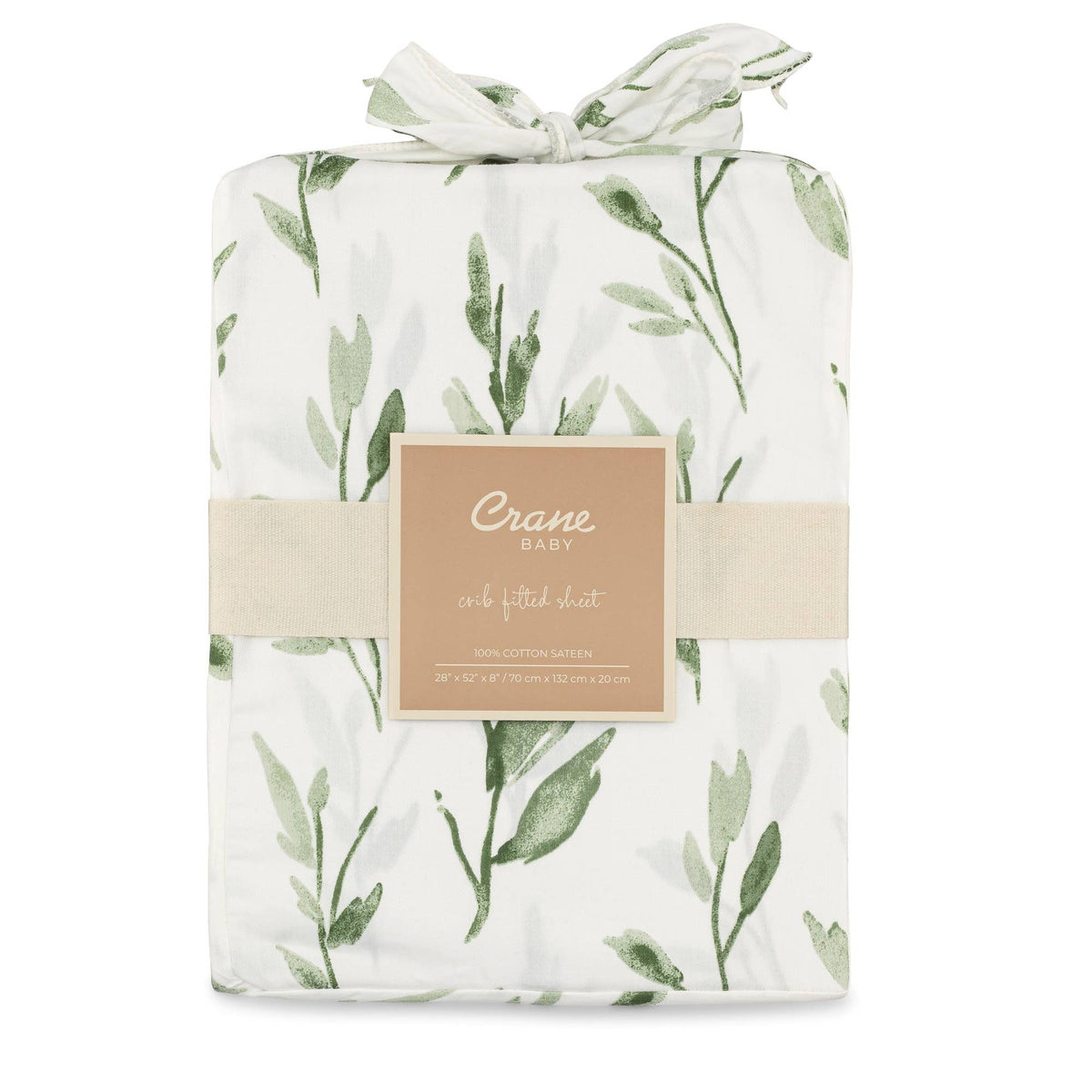 Crane Baby Parker Leaf Crib Fitted Sheet