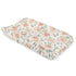 Crane Baby Parker Quilted Floral Change Pad Cover
