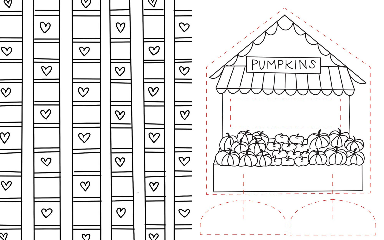 Schiffer Publishing Pumpkin Patch Pals: Paper Craft Coloring Book