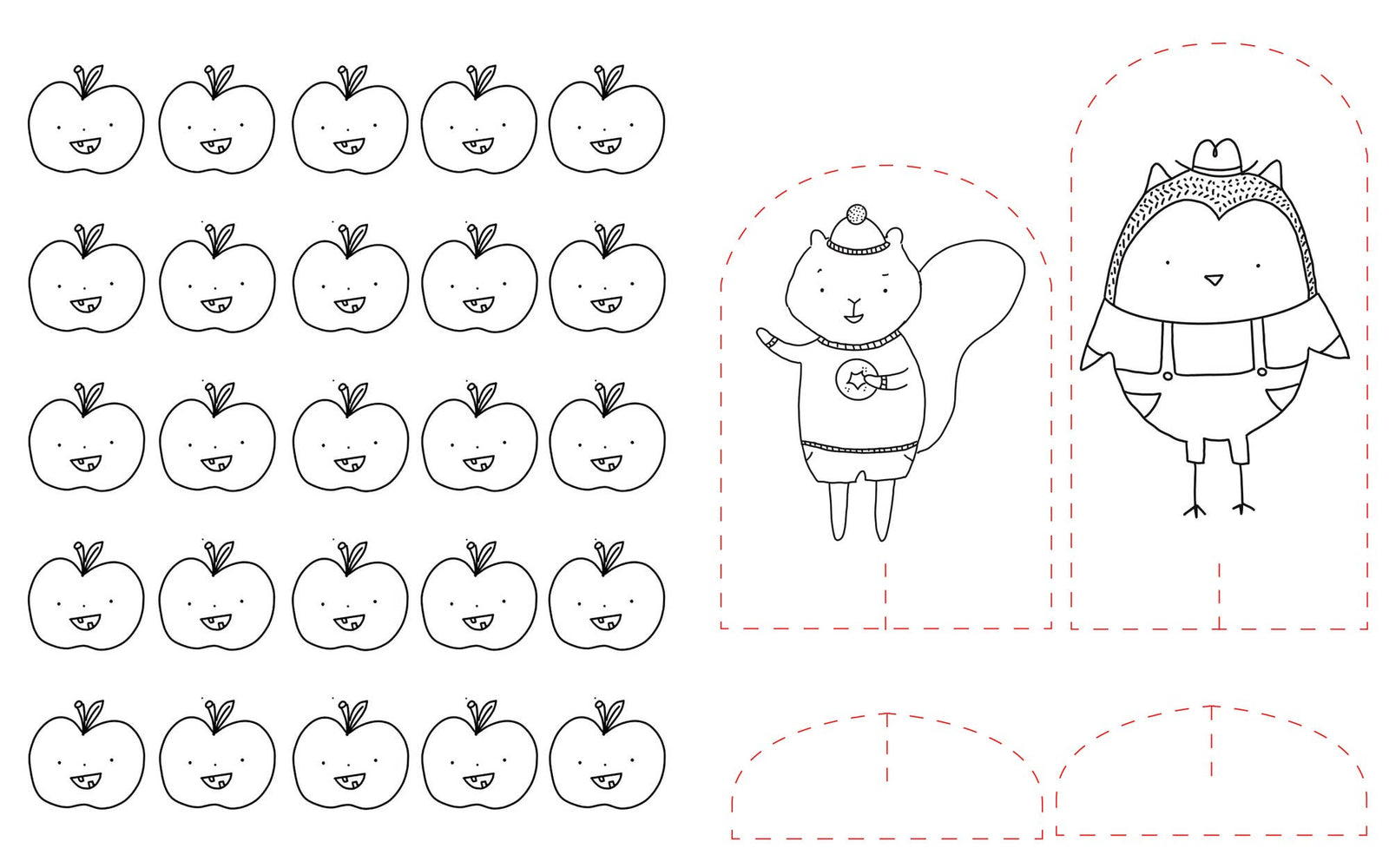 Schiffer Publishing Pumpkin Patch Pals: Paper Craft Coloring Book