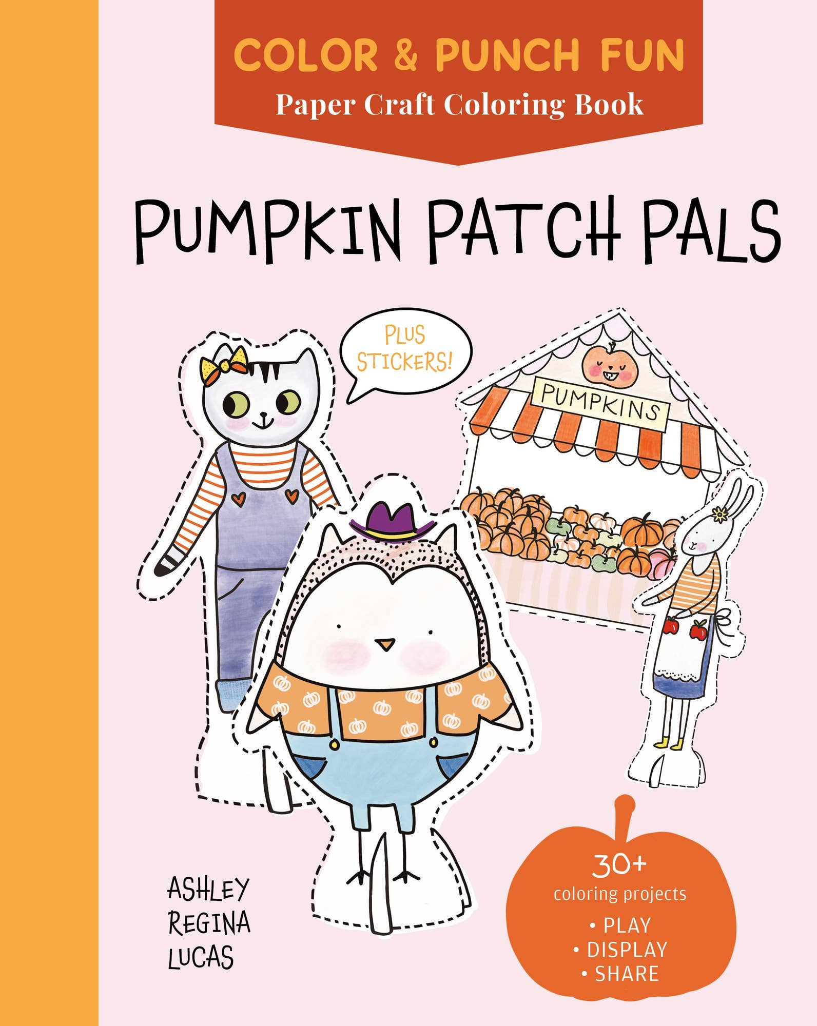 Schiffer Publishing Pumpkin Patch Pals: Paper Craft Coloring Book