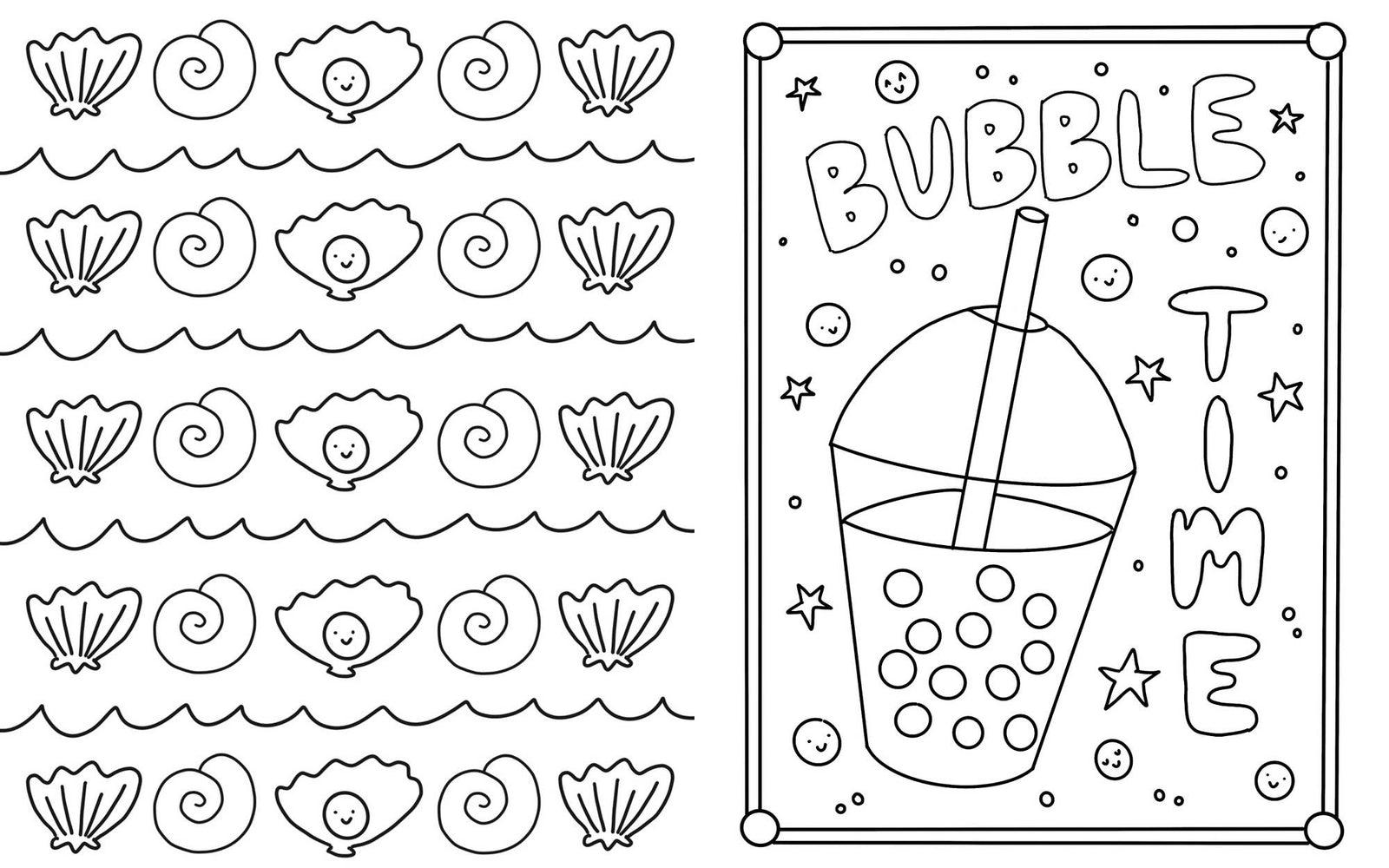 Schiffer Publishing Under the Sea Besties: Paper Craft Coloring Book