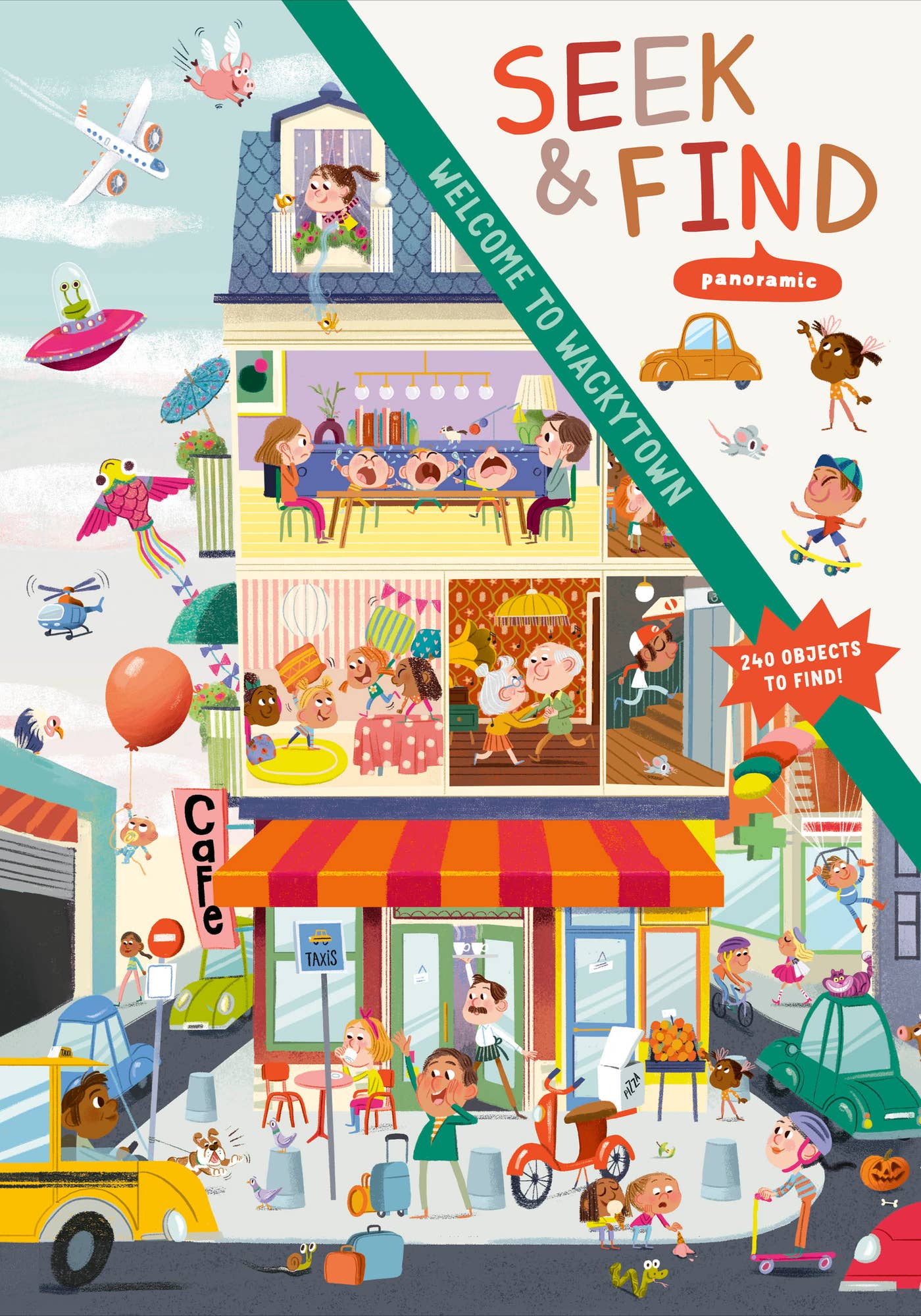 Schiffer Publishing Welcome to Wackytown: Panoramic Seek & Find