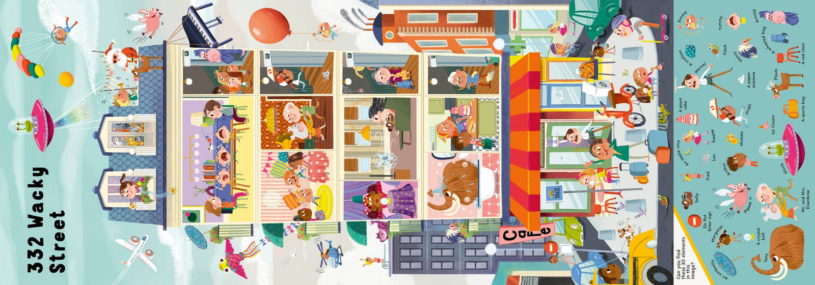 Schiffer Publishing Welcome to Wackytown: Panoramic Seek & Find