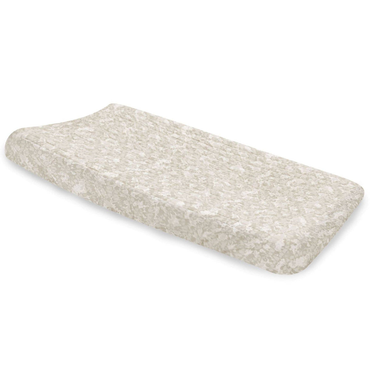 Crane Baby Willow Quilted Change Pad Cover - Neutral Batik