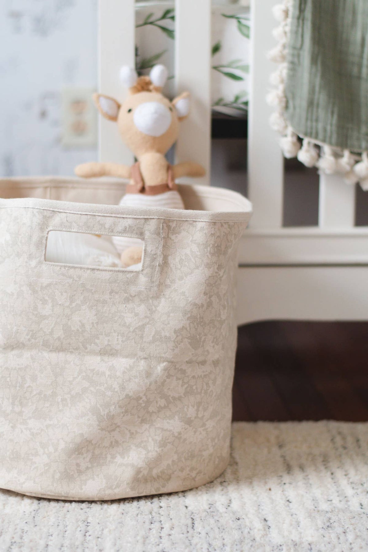 Crane Baby Willow Storage Bin - Batik