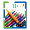 10 Felt Tip Brush Pens  - Classic