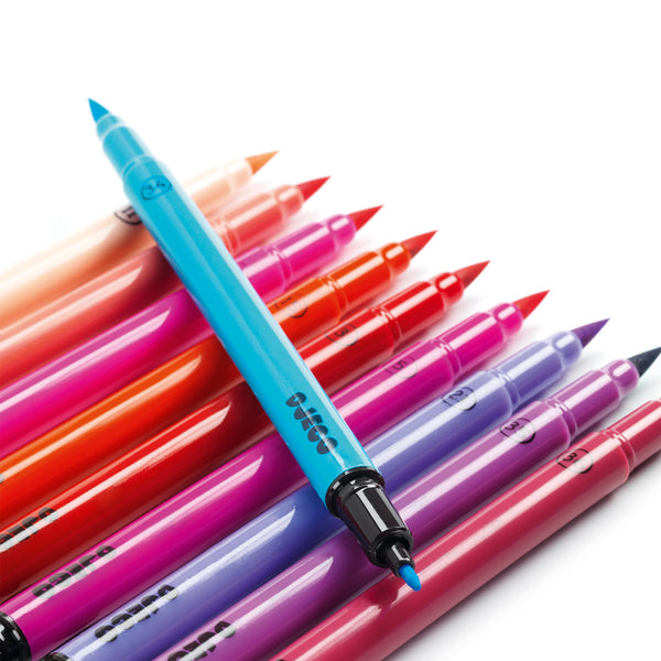 10 Felt Tip Brush Pens  - Sweet