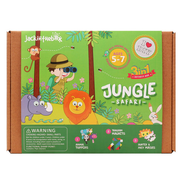 Craft Kit: 3-in 1 Jungle Safari