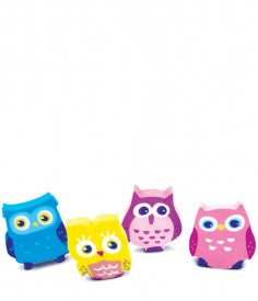 Owl Eraser Set