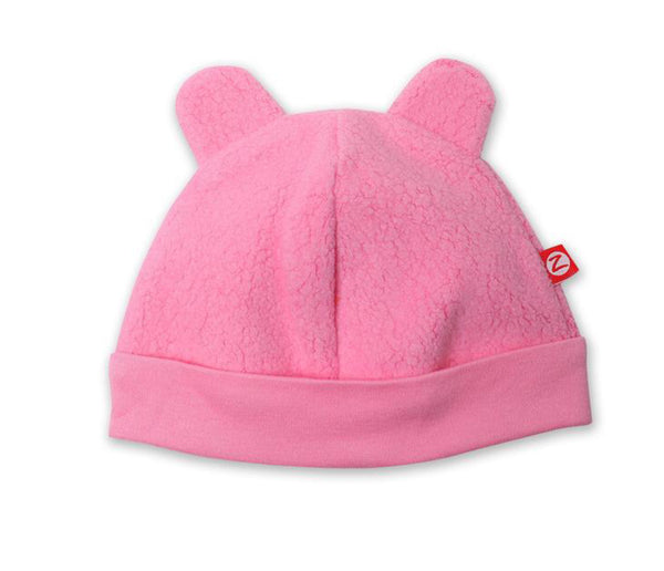 Cozie Fleece Hat, Hot Pink