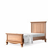 Twin Bed Solid Back Bruno Antico